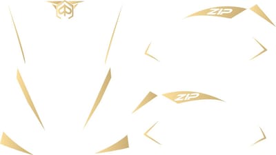 Stylingkit Voor Stickerset Special Piaggio Zip SP - Brush Goud