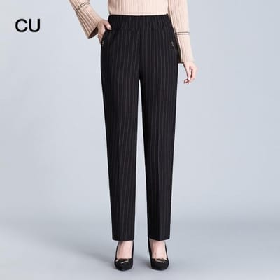 XL-8XL surdimensionné pantalons décontractés femmes pantalons longs amples taille haute femmes nouveau printemps/automne pantalon femme Stretch pantalon XXL