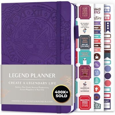 Deluxe Week- & Maand Planner in A5 - Organiseer Je Leven en Bereik Je Doelen
