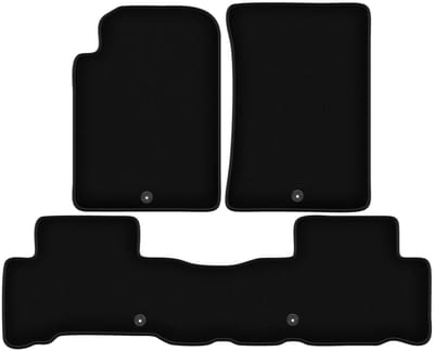 BASIC zwarte veloursmatten voor: SsangYong Rexton III SUV (2013-)