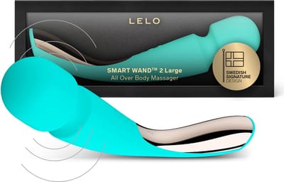 LELO SMART WAND 2 Large – Massageapparaat – 10 Genotsinstellingen – Aqua