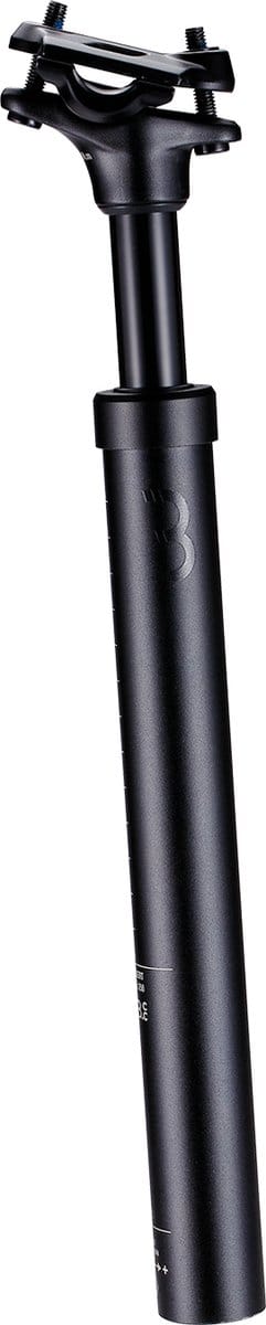 BBB Cycling CandlePost Zadelpen 27.2 mm - Verende Zadelpen Racefiets en E-bike Gecertificeerd - Lengte: 350 mm - Zadelpen Kaars Met Schokabsorptie - Zwart - BSP-44