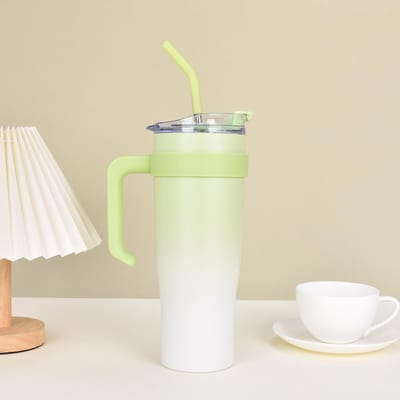 Tasse isotherme graduée en acier inoxydable pour voiture, double vide, portable, grande capacité, pour glace 40oz