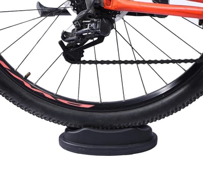Fietstrainer Voorwielblok - Standaard Fietsen - Indoor Training - Verbetert Rijpositie - 23 x 12 x 6 cm - Zwart