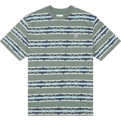 T-shirt met geometrische streep Penfield Laurel Wreath