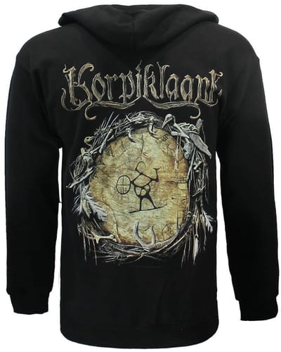 Korpiklaani Rankarumpu Album Zipper Hoodie Vest - Officiële Merchandise - M