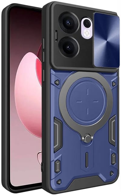 Hoesje geschikt voor Oppo Reno13 F 4G/5G / Reno13 FS 5G - Techsuit CamGuard Pro Back Cover - Blauw