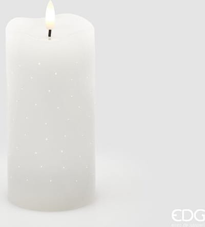 EDG Enzo de Gasperi - Ledkaars met sterretjes H15 Ivoorkleur (met timer)