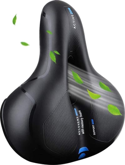 Zadel | Fietszadel | Stadszadel | Ergonomisch | Dames en Heren | Memory-schuim | Waterdicht | Antislip