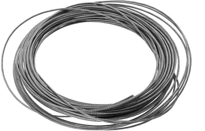 SEAFRONT 304 Roestvrijstalen Kabel, 15 M Lange 1,5 Mm Kabeldraad met 7x7 Structuur, Ideaal voor Het Beveiligen en Hijsen van Zware Voorwerpen