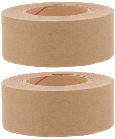 Watergeactiveerde Bruine Plakband - 2 Rollen Acid Free Tape voor Foto's, Schilderijen en Kunstprojecten, Veilig en Zonder Beschadiging