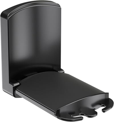 Vouwbare Hoofdtelefoonhouder met Adhesieve Bevestiging en Siliconen voor Gaming Headsets, Geschikt voor Bureau, Wand en Glas (Zwart)