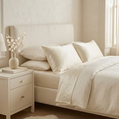 YOSMO Zijden Kussensloop - Ivoor - Beige - Anti Rimpel en Anti Pluis Haar - 100% Moerbei Zijde - Luxe Sloop - Crème