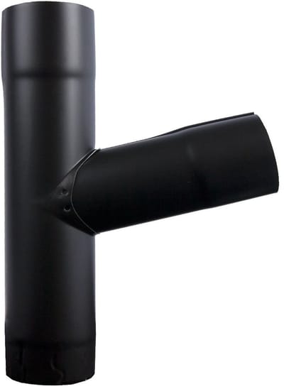 Vestis Zwarte T-Stuk 72° | K2 Mat Grafiet Zwart | ø80 mm