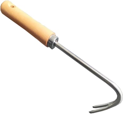 Onkruid Remover Tool - Hand Wieden - Tuin Onderhoud - Boogvormige Structuur - 265 x 8 cm - Zilver