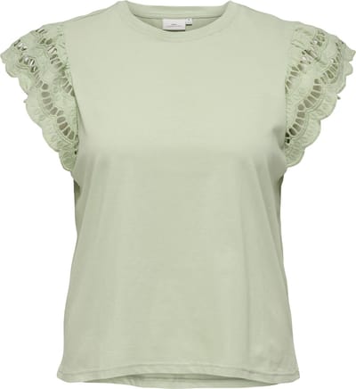 ONLY CARMAKOMA - CARMACY S/S O-NECK MIX TOP JRS - Meisjes - Blouses