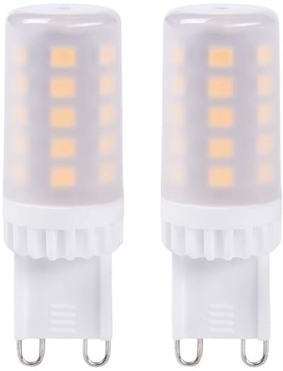 Optonica LED Insteeklamp G9 - 3.5W (vervangt 35W) - 400lm - 6000K Koel Wit - 230V - Energiezuinig - 2 stuks