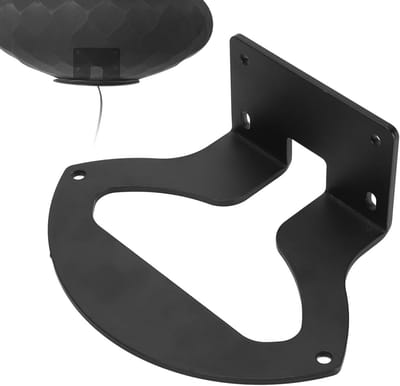 Speaker Muurbeugel - Draadloze Houder - Ruimte Besparen - Verborgen Ontwerp - 3mm Dik Metaal - Zwart