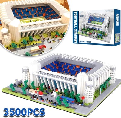 Bouwblokken Voor Een Voetbalstadion - Architectuur Van Een Voetbalstadion - Modelbouwsets Cadeaus Voor Volwassenen - 3500 Onderdelen - Prachtige Decoratie Ideaal Cadeau