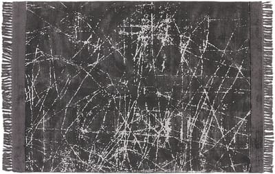 HANLI - Vloerkleed - Donkergrijs - 160 x 230 cm - Viscose