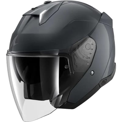 Shark Skwal i3 Jet Blank Antraciet Jethelm - Helm