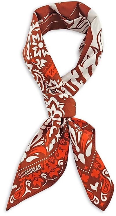 Sir Redman - Sjaals - Bandana Rooster Rood - rood / wit