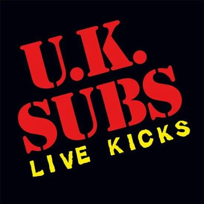 LP Plaat UK SUBS - Live Kicks PLATE012LP Audio Draaiplateau L 2023 UK Rock red