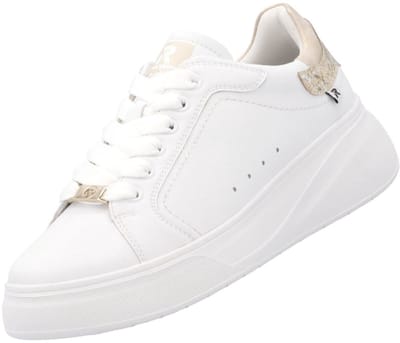 Rieker dames leren sneaker wit