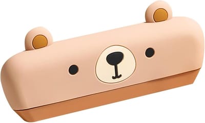 Kinder Mondharmonica - Muziekinstrument Speelgoed - Muziek Leren Spelen - Valbestendig ABS Materiaal - 16 Gaten - Beer