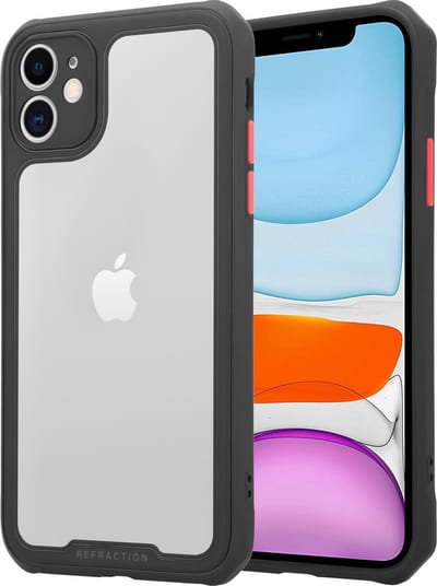 ShieldCase Hoesje geschikt voor Apple iPhone 12 Pro Max full protection case - zwart - Schokbestendige Beschermcase - Rondom Bescherming Design - 360 Graden Beschermhoes - Volledige Telefoonbescherming
