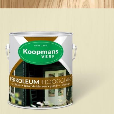 Koopmans Perkoleum Beits Roomwit 302 Dekkend Hoogglans 2,5 liter