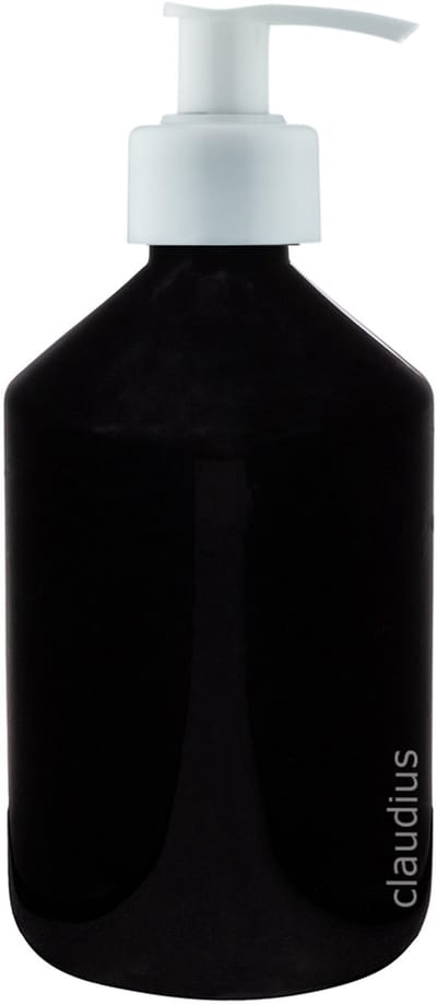 Lege Plastic Fles 500 ml zwart met Witte pomp - set van 10 stuks - navulbaar - leeg