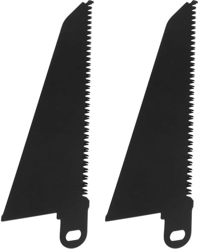 Dailygoods- Reciprocityzaagbladen 240mm - 2x SPC240 - Koolstofstaal - 8TPI - Geschikt voor Black & Decker - Snelle snede - Zaagbladen