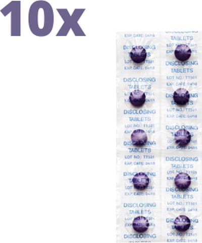 Tepe Plakverklikker Tabletten -10 x 10 stuks - Voordeelverpakking