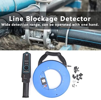 Dailygoods- Leidingzoeker Hoge Nauwkeurigheid - Leidingdetector - Verstoppingsdetector - Draagbaar Ontwerp - Eenvoudige Bediening - Groot Detectiebereik - Pijpzoeker