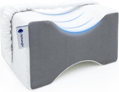 Ergonomisch Kniekussen met Traagschuim en Verkoelende Laag voor Zijslapers - Beensteun bij Rugpijn
