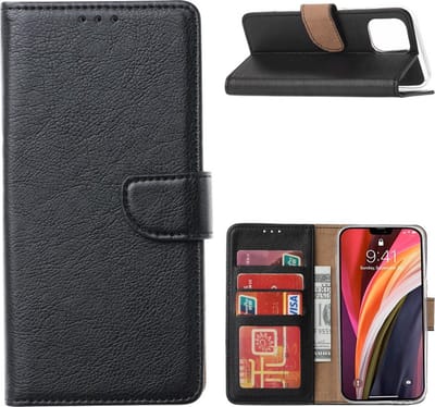 Cityhoesje – iPhone 12 Pro Max – Bookcase incl. Pasjeshouder