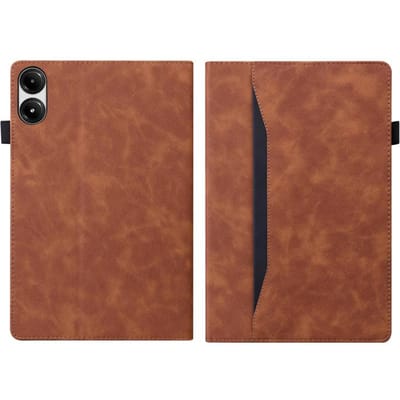 Étui Pour Redmi Pad 2 Pro Étui 12,1 pouces Portefeuille de Luxe en Cuir PU Coque Tablette Pour Xiaomi Redmi Pad 2 Pro Étui Housse 12,1 For Redmi Pad 2 Pro marron