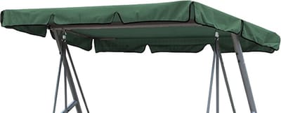 Vervangend schommeldak - Reserveovertrek luifel - Tuinontspanning vernieuwen - Waterafstotend polyester - 110-170 cm breed - Groen