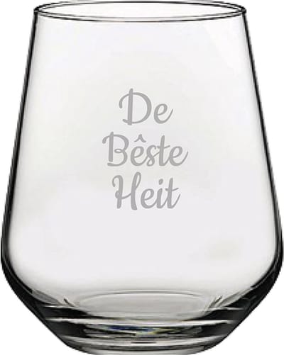 Gegraveerde Drinkglas 42,5cl De Bêste Heit