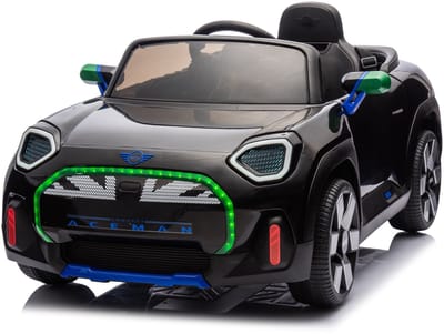 Mini Aceman 12V kinderauto Zwart