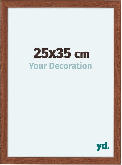 Your Decoration - Fotolijst 25x35 cm - MDF - Walnoot - Como