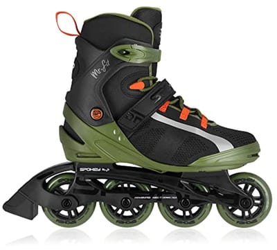 Fitness skates - Rolschaatsen dames heren - Sportief bewegen - Drievoudig sluitsysteem - Maat 36-46 - Blauw