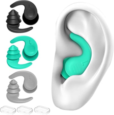 3 paar - Siliconen zwemoordopjes - Waterdicht - Wasbaar en herbruikbaar - Perfect voor zwemmen / surfen / snorkelen - Geluiddicht en geluidsreductie - All-Scene bescherming