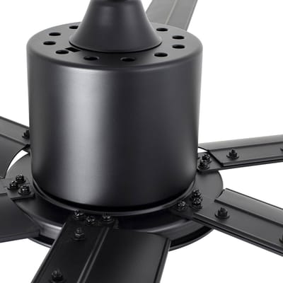 FARO BARCELONA Plafondventilator Andros XL voor grote ruimtes, zwart