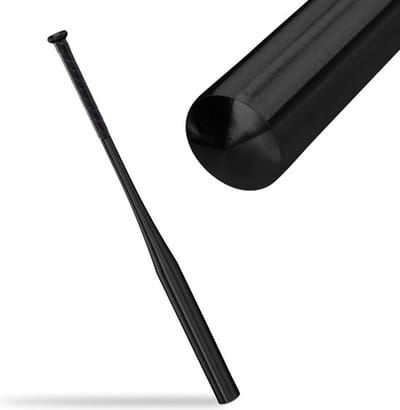 Doodadeals® - Aluminium Honkbalknuppel Zwart– Lichtgewicht Softbalknuppel voor Recreatief Gebruik