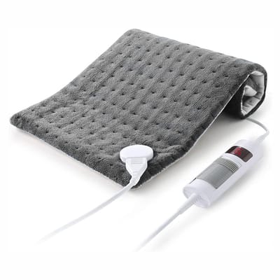 Core® Warmtekussen Elektrisch - Warmtekussen - Warmtedeken - 6 Niveau's - Grijs - 32x 15x 9cm; 530 g