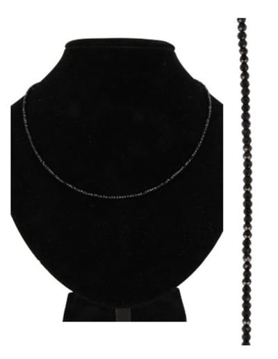 Spinel zwart summer vibes ketting