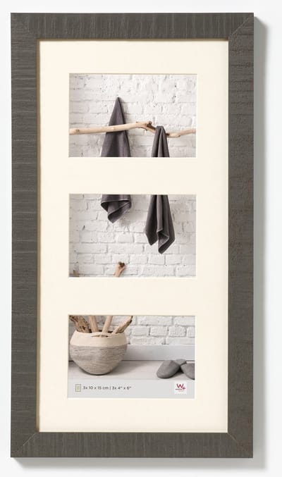 Walther Home - Houten lijst - Fotoformaat 3x13x18 cm - Grijs