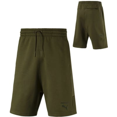 Puma Pace Trend Heren Bermuda Casual Lounge Fitness Shorts Olijf 576071 84 A96A